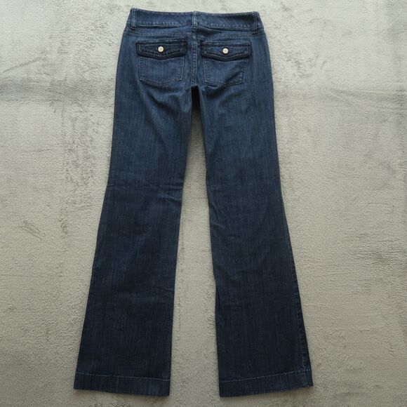 White House Black Market Jeans Women's Size 0R Low-Rise Trouser Leg 32" Inseam - Picture 1 of 16